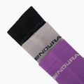 Skarpety damskie Endura Coolmax Race 3 pary W end purple 6