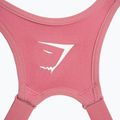 Biustonosz treningowy Gymshark Open Back Training Sports moss rose 3