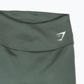 Legginsy treningowe damskie Gymshark Training Cropped obsidian/green 3