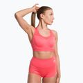 Biustonosz treningowy Gymshark Open Back Training Sports polka pink