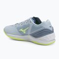 Buty do piłki ręcznej damskie Mizuno Wave Stealth Neo heather/white/neo lime 3