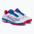 Buty do padla damskie Mizuno Wave Exceed Light CC Padel białe 61GB222225 4