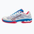 Buty do padla damskie Mizuno Wave Exceed Light CC Padel białe 61GB222225 13