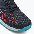 Buty do tenisa męskie Mizuno Wave Exceed Tour 5 CC collegiate blue/soleil/tanager turquoise 7