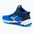 Buty do piłki ręcznej Mizuno Wave Stealth Neo 2 Mid mugen blue/white/estate blue 3