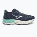 Buty do biegania damskie Mizuno Wave Sky 8 india ink/neo silver/dusty jade green 2