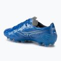 Buty piłkarskie męskie Mizuno α Pro FG white/laser blue/gold 3