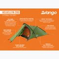 Namiot trekkingowy 2-osobowy Vango Helvellyn 200 pamir green 18