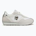 Buty damskie KARL LAGERFELD Velocette Embro Nft white leather/textile w/silver 2