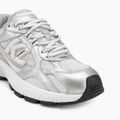 Buty damskie KARL LAGERFELD Orion Sidetrim white leather/textile w/silver 7