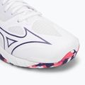 Buty do piłki ręcznej damskie Mizuno Wave Mirage 5 white/violet indigo/camellia rose 7