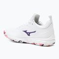 Buty do siatkówki damskie Mizuno Wave Luminous 3 white/violet indigo/camellia rose 3