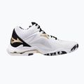 Buty do siatkówki Mizuno Wave Lightning Z8 Mid white/black/ge gold 9