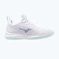 Buty do siatkówki damskie Mizuno Wave Luminous 3 white/blue tint 9