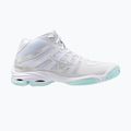 Buty do siatkówki damskie Mizuno Wave Voltage 2 Mid white/blue tint 9