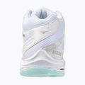 Buty do siatkówki damskie Mizuno Wave Voltage 2 Mid white/blue tint 10