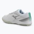 Buty do siatkówki dziecięce Mizuno Cyclone Speed 5 white/black/frozen emerald 3