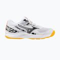 Buty dziecięce Mizuno Stealth Star 3 white/fiery coral 2/citrus 8