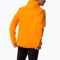 Kurtka do biegania męska Mizuno Tech Thermal Charge Hooded tangelo 3