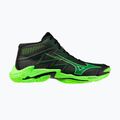 Buty do siatkówki Mizuno Wave Lightning Elite Mid black/glowing apple/mandarin orange 8