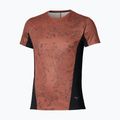 Koszulka do biegania męska  Mizuno Active DryAeroFlow Graphic copper brown
