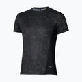 Koszulka do biegania męska  Mizuno Active DryAeroFlow Graphic black/gray
