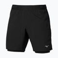 Spodenki do biegania męskie Mizuno Core 7.5 Inches 2in1 black