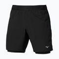 Spodenki do biegania męskie Mizuno Core 5.5 Inches 2in1 black