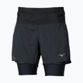 Spodenki do biegania damskie Mizuno Trail Multipocket 2in1 black 2
