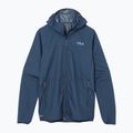 Kurtka przeciwiatrowa męska Rab Windgather Hoody tempest blue 5