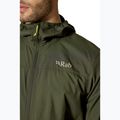 Kurtka przeciwiatrowa męska Rab Windgather Hoody army 4