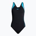 Strój pływacki jednoczęściowy damski Speedo HyperBoom Splice Flyback black/bolt/dove grey