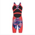 Strój pływacki Speedo Fastskin LZR Ignite Kneeskin flame red/bolt/white 2