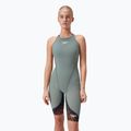 Strój pływacki damski Speedo Fastskin LZR Ignite Kneeskin country green/black/nectarine 6