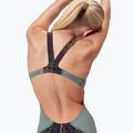 Strój pływacki damski Speedo Fastskin LZR Ignite Kneeskin country green/black/nectarine 11
