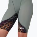 Strój pływacki damski Speedo Fastskin LZR Ignite Kneeskin country green/black/nectarine 12