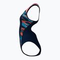 Strój pływacki jednoczęściowy damski Speedo Placement Laneback zoom boom placement/true navy 7
