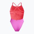 Strój pływacki jednoczęściowy damski Speedo Solid Lattice Tie-Back neon violet 2