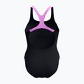 Strój pływacki jednoczęściowy damski Speedo Medley Logo Medalist neon violet 2