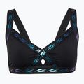 Góra od stroju pływackiego Speedo Solid Logo Elastic Cross Front Top anthracite