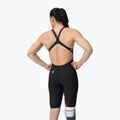Strój pływacki jednoczęściowy damski Speedo Fastskin LZR Pure Valor 2.0 Openback Kneeskin black/molten blur 3