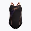 Strój pływacki jednoczęściowy dziecięcy Speedo Medley Logo Medalist bright peach