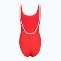 Strój pływacki jednoczęściowy damski Speedo Texture Bound Scoop high risk red/bright white 2