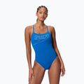 Strój pływacki jednoczęściowy damski Speedo Endurance+ Logo Thin Strap turkish sea
