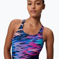Strój pływacki jednoczęściowy damski Speedo Hyperboom Print Medalist anthracite 4