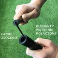 Bramka do piłki nożnej QuickPlay Kickster Elite 300 x 100 cm white/black 7