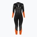 Pianka triathlonowa damska HUUB Araya 2:4 mm black/orange