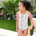 Strój pływacki jednoczęściowy dziecięcy Splash About Jungle Paradise lime 4