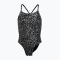 Strój pływacki jednoczęściowy dziecięcy Nike Hydrastrong Charms Multi Print Lace Up Back black