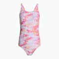Strój pływacki jednoczęściowy damski Nike Hydrastrong Multi Print Fastback warm multi